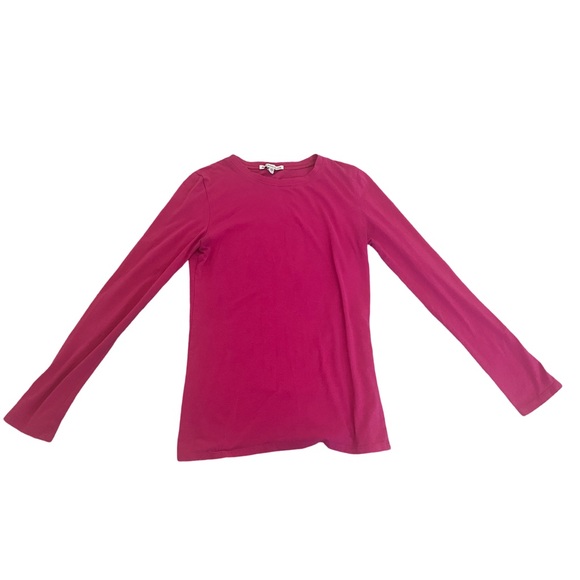 Active Basic Women's Long Sleeve Fuchsia Top. Size: Large. Good Condition. - Picture 2 of 6